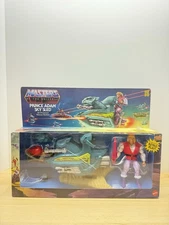 2020 Mattel MOTU Retro Master of the Universe Prince Adam Sky Sled Sealed