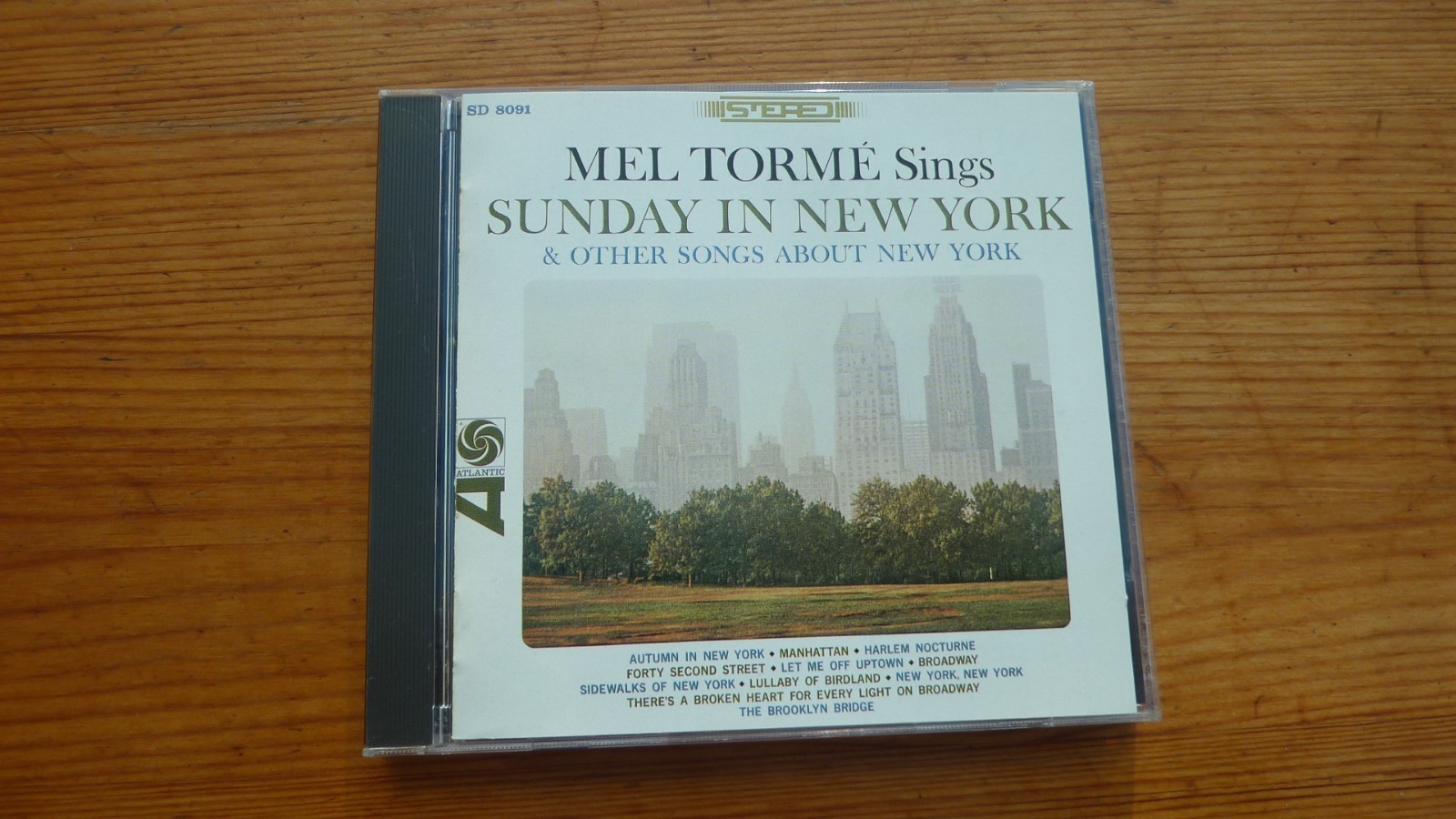 MEL TORME SINGS SUNDAY IN NEW YORK JAZZ CD 1988