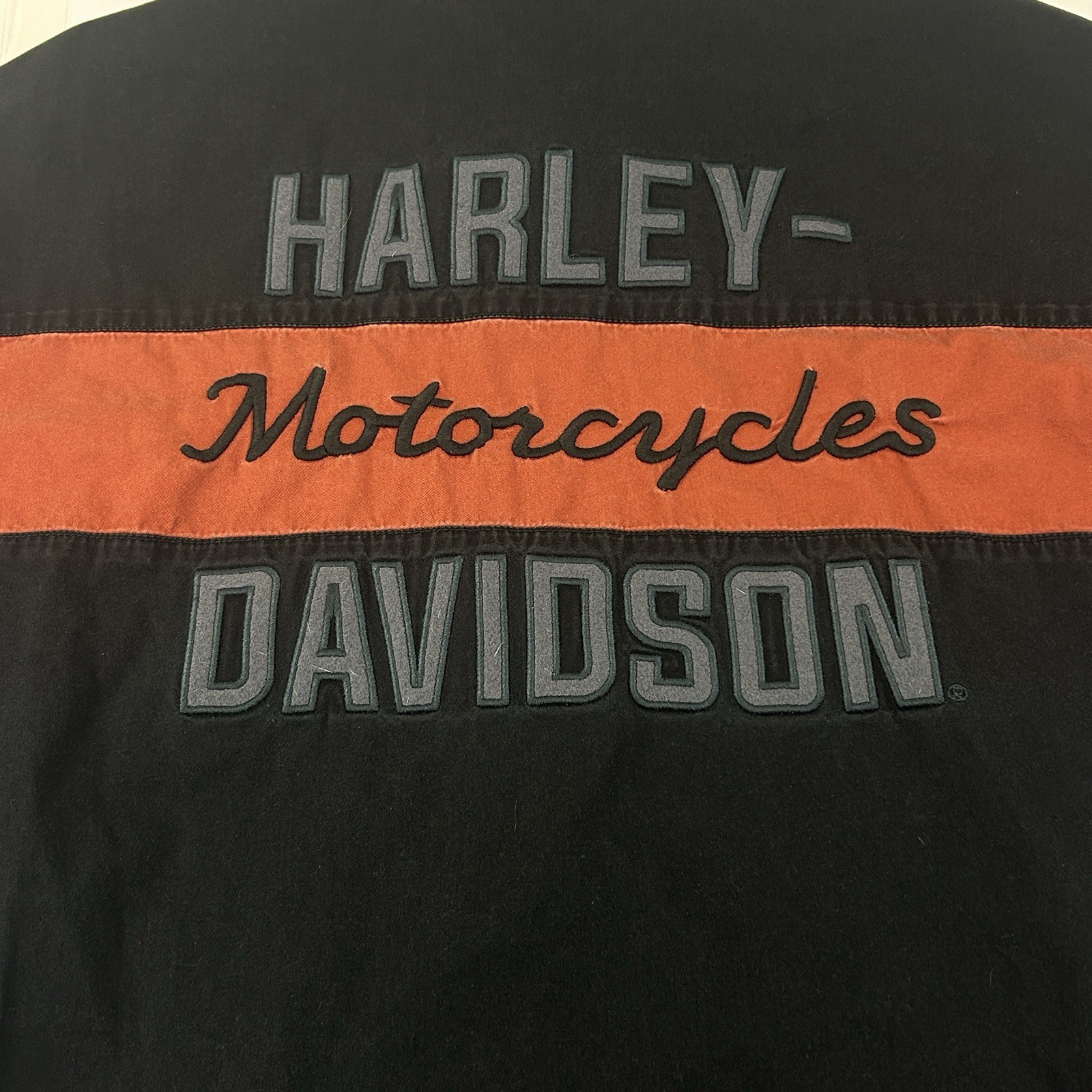 Harley Davidson Copperblock Button Down Woven Log… - image 12