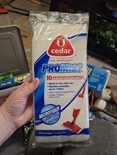 10 O Cedar ProMist Semi-Disposable Microfiber Refill Pads For Spray Mop New