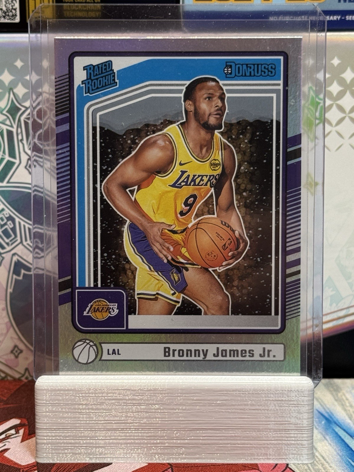 2024 Donruss NBA Bronny James Jr Rated Rookie Winter  Holo RC #243 LA Lakers