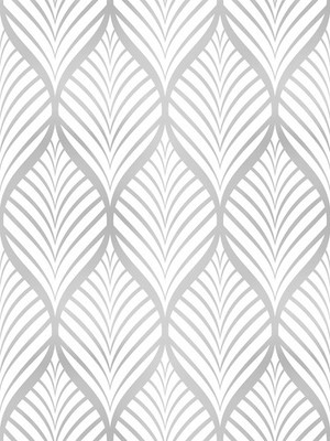 Silver Gray Peel and Stick Wallpaper Modern Boho Removable Vinyl Contact Pape...