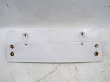 OEM Front Bumper License Plate Bracket White 00-02 Mercedes W220 S430 S500 S600
