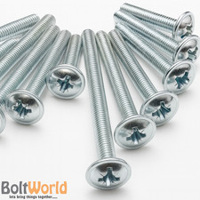 M4 / 4mm DOOR HANDLE SCREWS BOLTS 9mm - 50mm LENGTHS KITCHEN DOOR / DRAWER KNOB