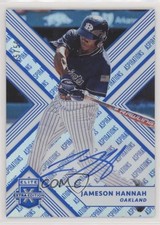 2018 Panini Elite Extra Edition Aspirations Blue 25/50 Jameson Hannah Auto 0b2