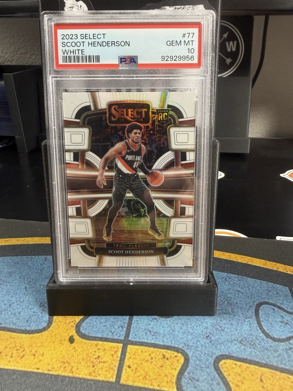 2023-24 Panini Select - Concourse Scoot Henderson #77 White Prizm /149 (RC)