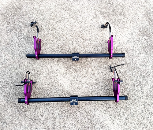 Lot of 2x: Wake Designs Onboard Water Ski Racks Aluminum Boat Mountable Triton