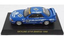1/64 Kyosho Nissan Skyline GT-R BNR32 1990 #12 Calsonic Blue Diecast