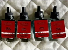 LOT OF 4 Bath & Body Work FRESH BALSAM Wallflower Refill Bulb - New & Sealed