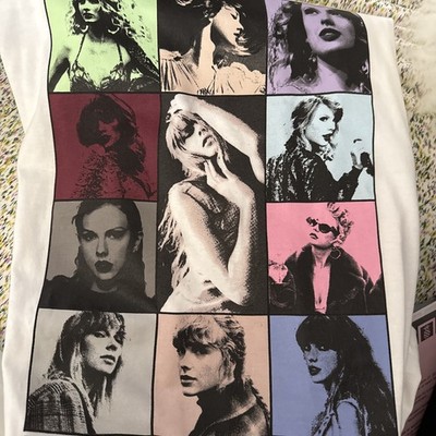 Taylor Swift The Eras Tour T Shirt Official Merch Adult Size Medium White