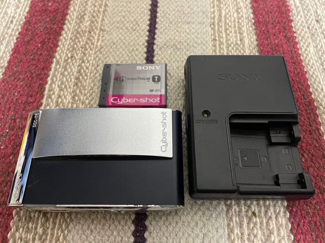 SONY Cyber-shot DSC-T5 Retro Digital Camera Tested Working From