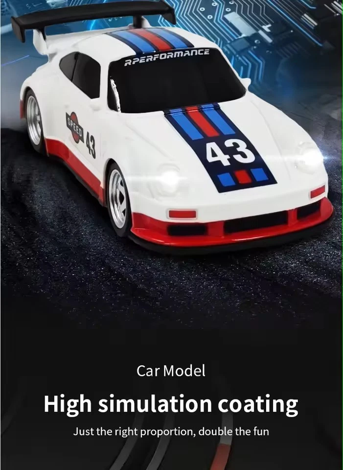 Gyro Mini RC Drift Auto 1:43 4WD – Hochgeschwindigkeits-Rennwagen für Kinder - Bild 3 von 4