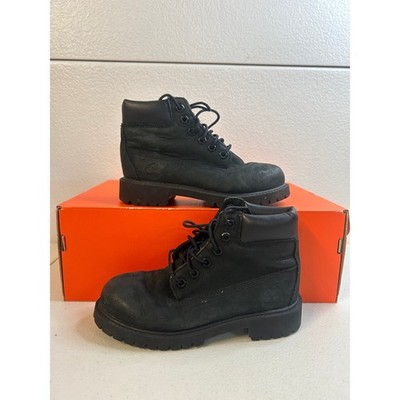 Timberland Kids 6 Inch Premium Waterproof Boots Black Size 13 Toddler #2188