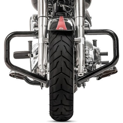 Sturzbügel Mustache kompatibel mit Harley Davidson Softail 00-22 schwarz C-Ware
