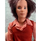 Vintage 1975 Mattel Sunshine Family Steve Doll Orange Sweater Vest Cream Pants