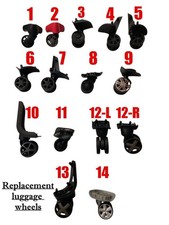 Luggage Replacement Wheels Suitcase Part Spinner Wheel Assorted Brands