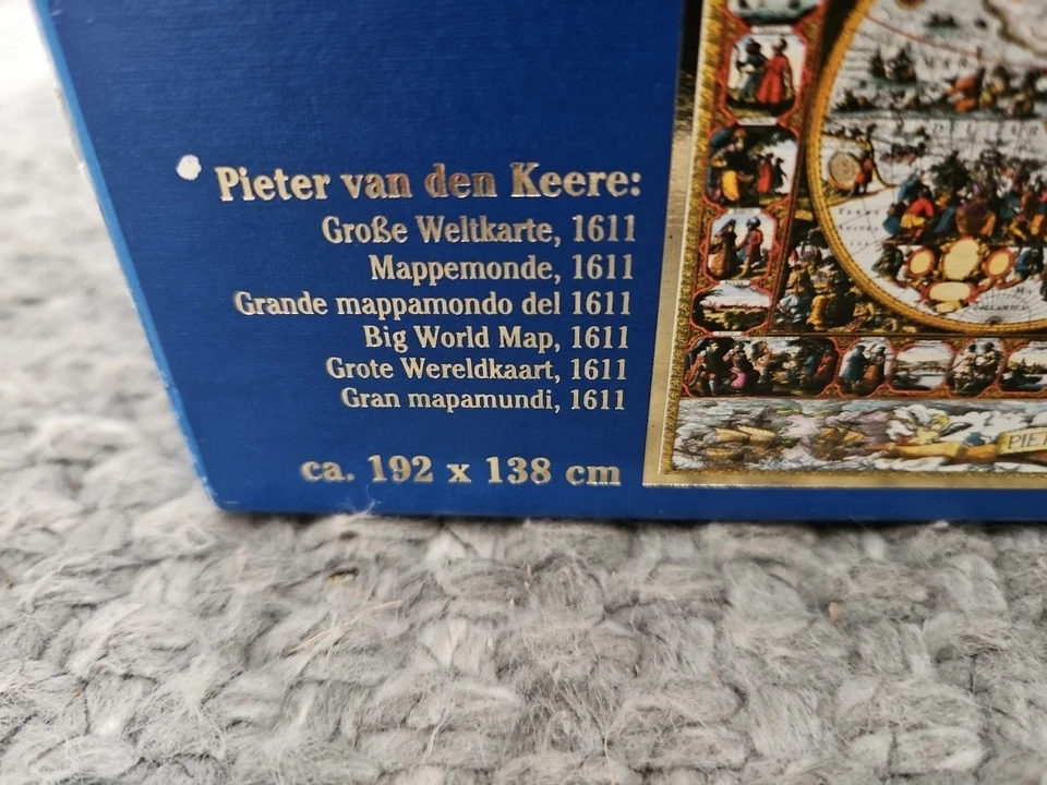 9000 Piece Jigsaw Puzzle Ravensburger Big World Map 1611 Rare Puzzle NEW - Image 2 of 4