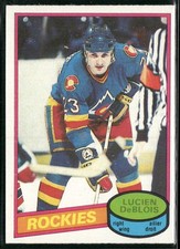 1980-81 O-Pee-Chee Lucien DeBlois #146 Colorado Rockies