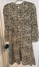 GAP Leopard print Shirtdress 8 NWOT