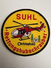 Patch Abzeichen RTH Rettungshubschrauber Luftrettung Christoph 60 Suhl
