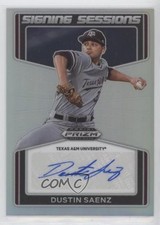 2022 Panini Prizm Draft Picks Signing Sessions Dustin Saenz #SS-SZ Auto 0x5g