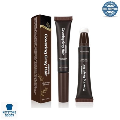 Root Touch Up Pen for Gray Hair & Beard - Instant Coverage & Concealer