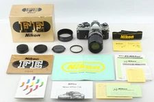 [MINT +++/ Box] Nikon FE Silver 35mm SLR Film Camera Ais 35-105mm Lens  JAPAN