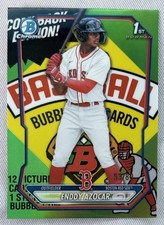2026 Bowman ENDDY AZOCAR 1st BOWMAN CHROME PACKFRACTOR GREEN #’d /89 RED SOX