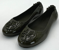 Tory Burch Minnie Women's Size 8 Leccio Travel Ballet Flats NIB