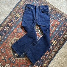 NEW vintage 90s Deadstock L.L. Bean Kids Dark Blue Denim Jeans size 12Y