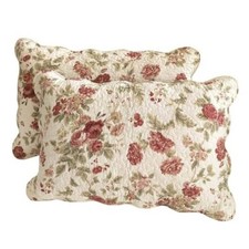 Boho Floral Patchwork Pillow Shams Pack of 2 36" x 20" Pack of 2 Flower