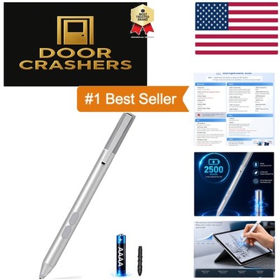 Stylish Active Stylus with Clip for Surface Pro & Kobo - Perfect for Note-Taking