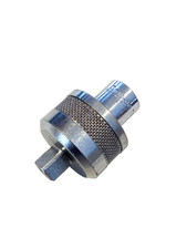Snap On Tools USA MINT 1/4” Drive Knurled Chrome Ratcheting Socket Adapter TM67A