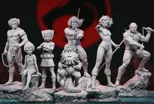 JLA THUNDERCATS Pack  DIGITAL   STL file 3d  READY TO PRINT AMAZING  LION O