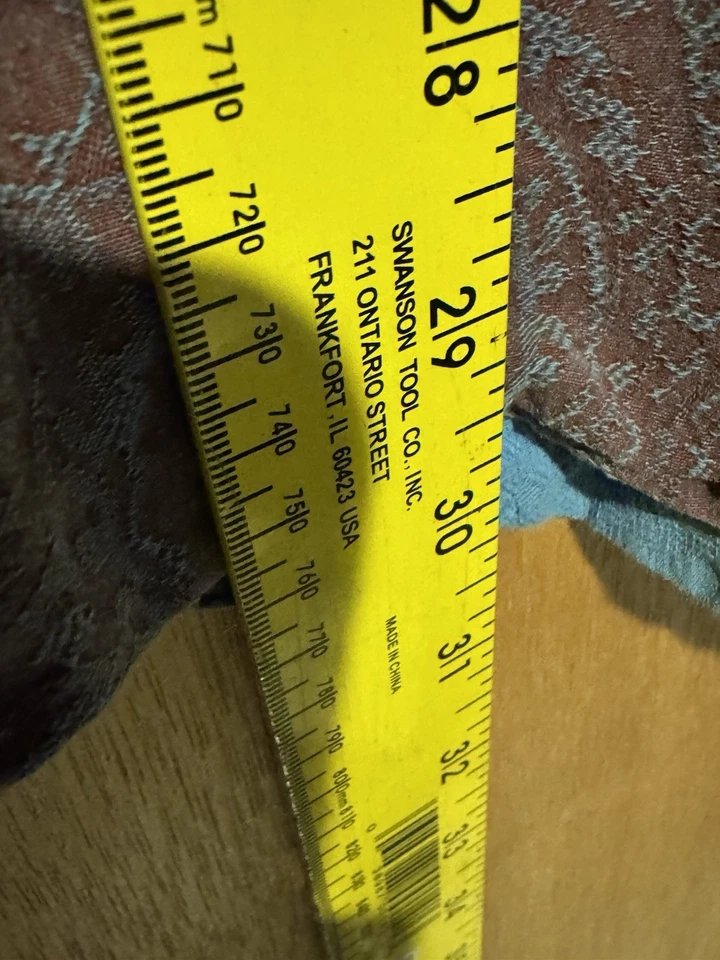 Ryan Michael XL púrpura/verde azulado encaje patrón cachemira hexágono perla a presión occidental Foto 4 de 4