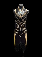 Latin Ryythm Ballroom Competition Dance Dress