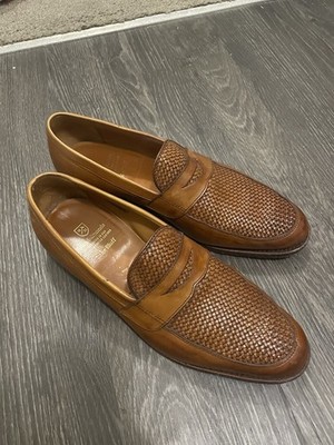 Allen Edmonds Lake Bluff Penny Loafers Woven Vamp Chilli USA  11.5 B