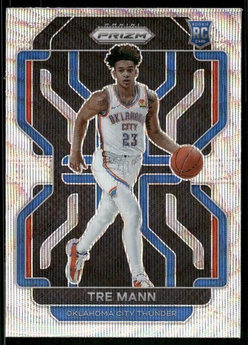 2021-22 Panini Prizm #274 Tre Mann Silver Wave