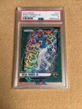 2024 Panini Prizm #314 Brian Thomas Jr. Green Scope PSA 10 /75