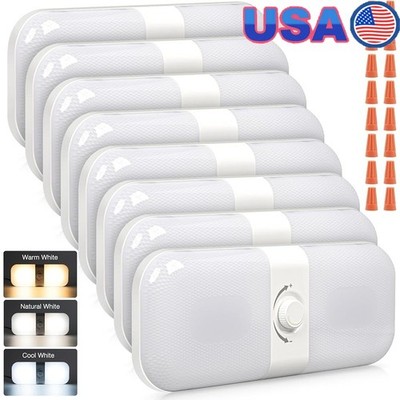12V LED RV Lights 3 Color Temperature Brightness Dimming Memory Function New