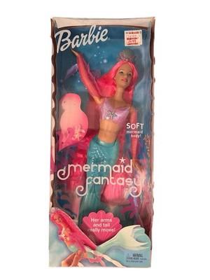Vintage 2002 Barbie Mermaid Fantasy NIB Mattel
