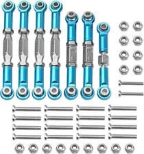 Metal 144001 Steering Linkage Turnbuckles Rod Camber Links Tie Rods Pull Rod... 