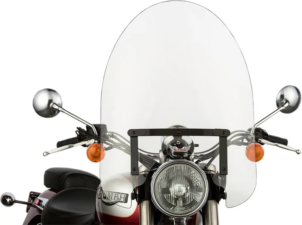 Slipstreamer 22in. Classic Windshield with Black Hardware - 22in.H x 23in.W - Cl - Image 3 of 4