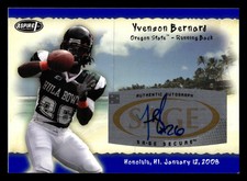 2008 SAGE Aspire #H2 Yvenson Bernard Auto Card TCCCX