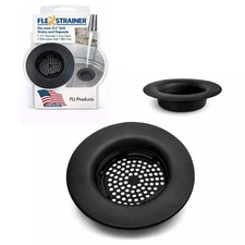 Flex Strainer Kitchen Sink Drain Basket Strainer for 3.5 Inch Drains - BPA-Free,