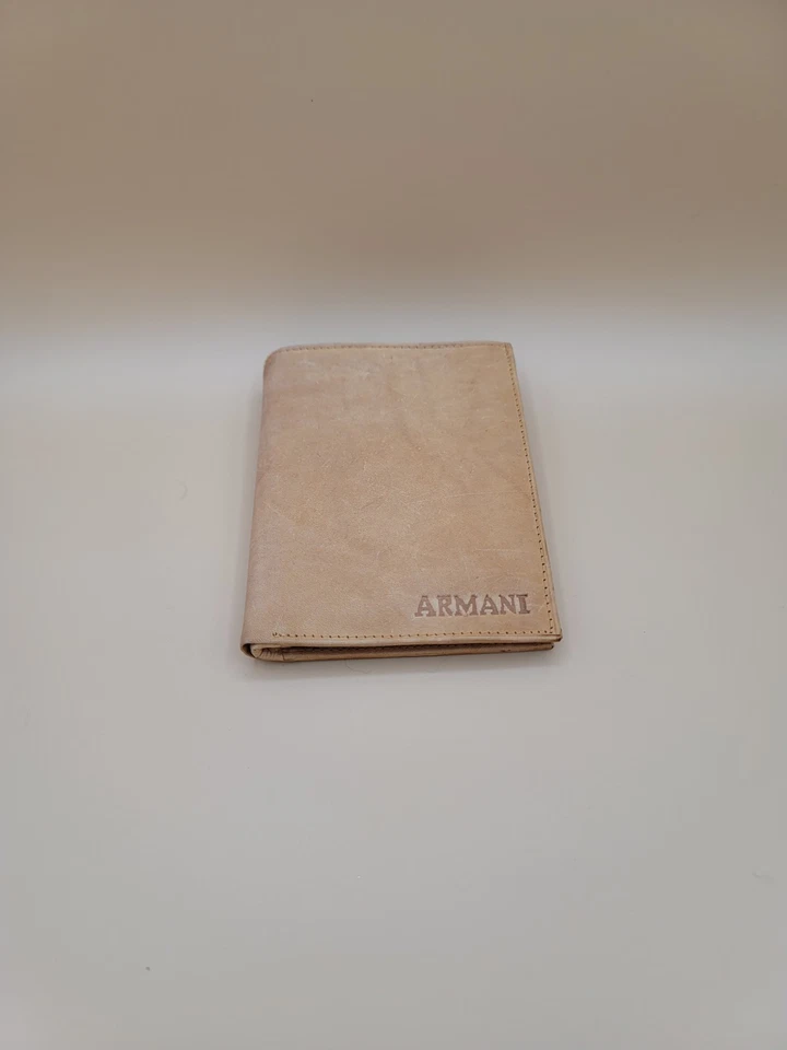 Armani embossed Leather Bifold Wallet with Logo - Image 2 of 4