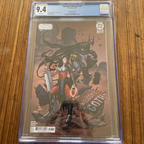 Absolute Batman #16 Cho Wonder Woman Variant CGC 9.4 DC Comics (2026)