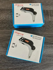 Lot of 2 Ridgeway Model: EMI-B39 BT Car Charger FM Transmitter BRAND NEW 