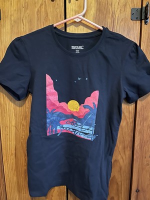 Regatta Girls Short Sleeve Tee Navy Blue. Size 11-12