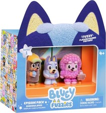 Bluey Fuzzies Series 1 Episode Pack Shadowlands 2-Inch Display Case & Figures